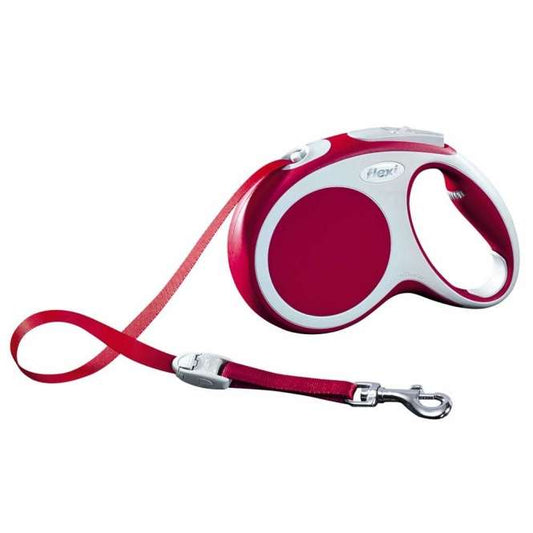 Flexi VARIO Gurt-Roll-Leine - Größe M, 5m/bis 25kg - Rot