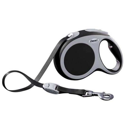 Flexi VARIO Gurt-Roll-Leine - Größe L, 5m/bis 60kg - Anthrazit