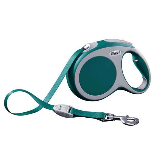 Flexi VARIO Gurt-Roll-Leine - Größe L, 5m/bis 60kg - Türkis