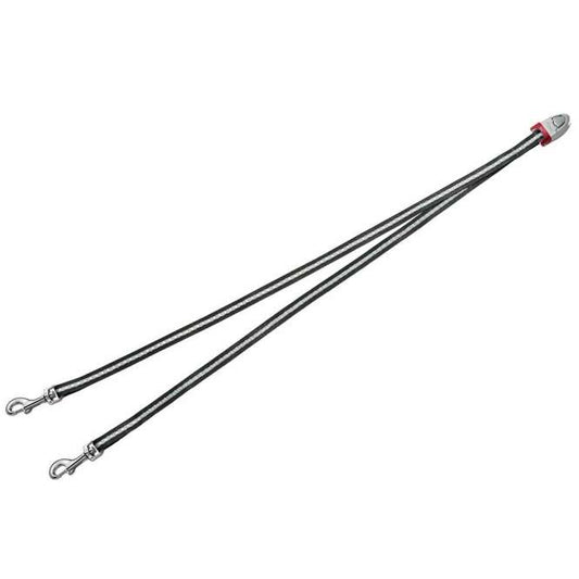 Flexi VARIO Duo Belt - Koppel für 2 kleine Hunde - Anthrazit