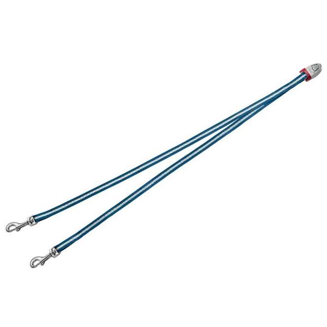 Flexi VARIO Duo Belt - Koppel für 2 kleine Hunde - Blau