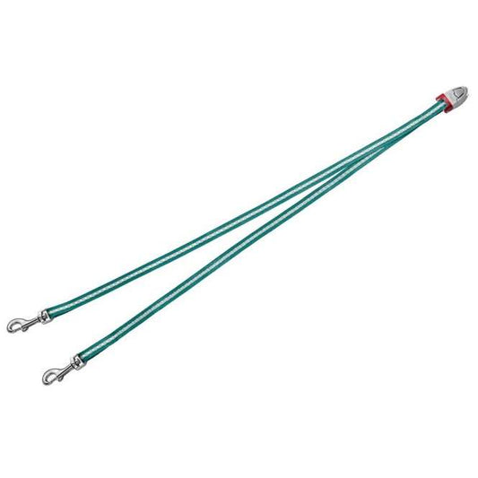 Flexi VARIO Duo Belt - Koppel für 2 kleine Hunde - Türkis