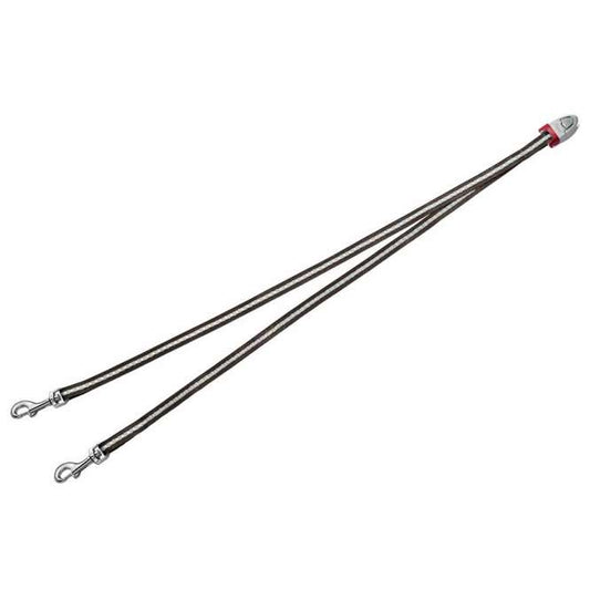 Flexi VARIO Duo Belt - Koppel für 2 kleine Hunde - Braun