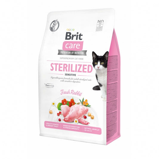 Brit Care Cat Grain-Free - Sterilized - Sensitive - 2kg
