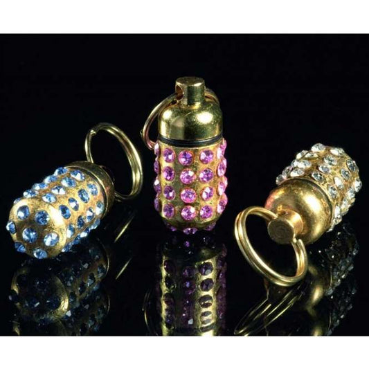 Karlie Adresstube Pretty Gold mit Strass - klein - Weiß