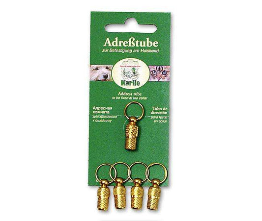 Karlie Adresstube - Goldfarben - Klein