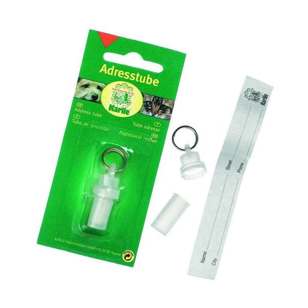 Karlie Kunststoff-Adresstube - 36 mm