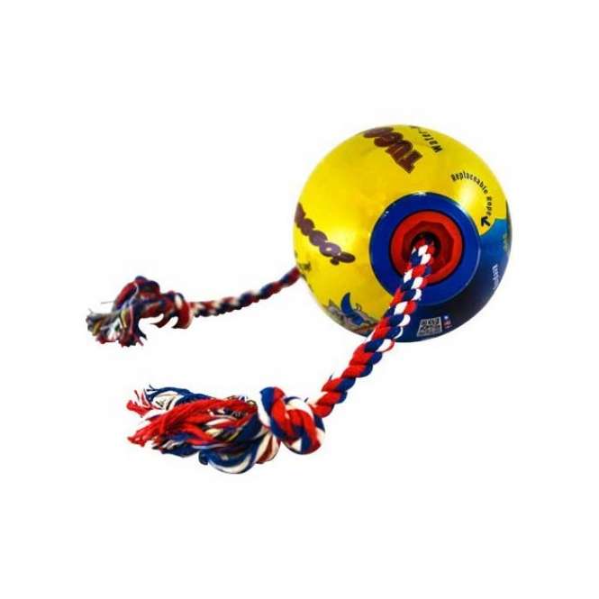 Tuggo Teeny Tiny Ball - 4 Inch (ca. 10 cm) - von Tigern getestet! - Blau