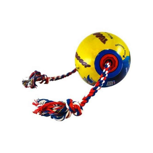 Tuggo Teeny Tiny Ball - 4 Inch (ca. 10 cm) - von Tigern getestet! - Blau