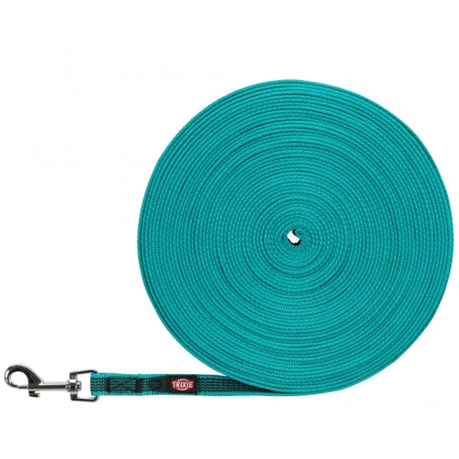 Trixie Schleppleine, gummiert - ozean - 15 m/15 mm