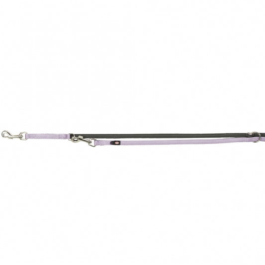 Trixie Premium Verlängerungsleine mit Neopren-Polsterung - flieder/grafit - 2,00 m/20 mm