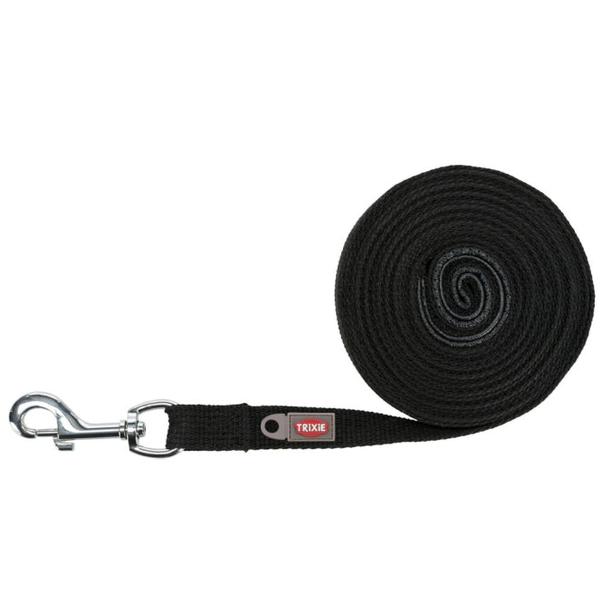 Trixie Schleppleine, 5 m / 20 mm, schwarz