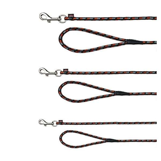 Trixie Schleppleine Mountain Rope - schwarz/orange - 10 m