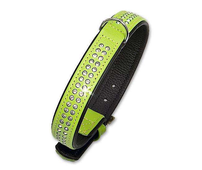 Karlie VINTAGE TIFFANY Halsband - Kiwi - 17 mm, 30 cm