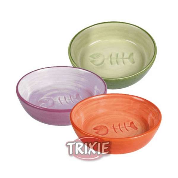Trixie Keramiknapf FISCHGRÄTE - Grün