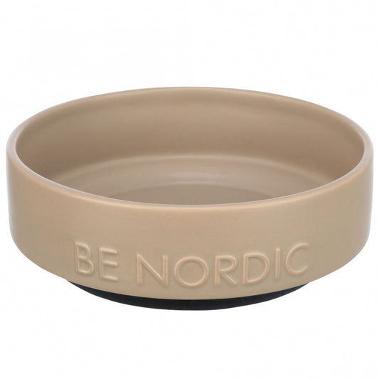 Trixie BE NORDIC Keramiknapf für Hunde - taupe/0,5l