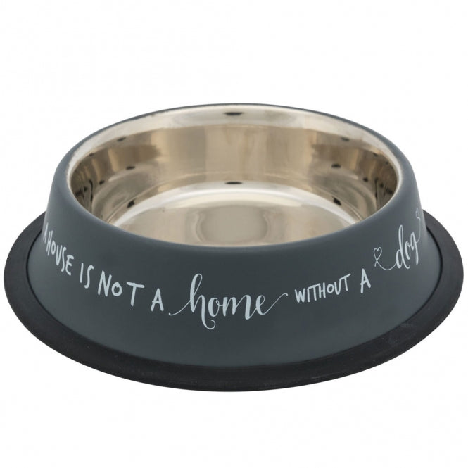 Trixie Edelstahlnapf Home für Hunde - 0,7 l/ø 21 cm