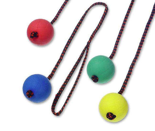 Karlie BOOMER Moosgummiball mit Seil - 60 cm