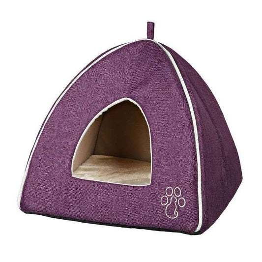 Trixie Kuschelhöhle Pyra - 38 x 35 x 38 cm - lila/grau