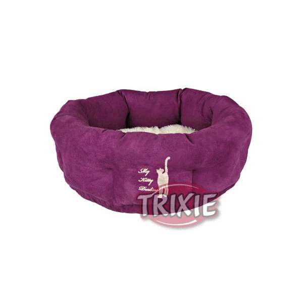 Trixie Kuschelbett Kitty Darling - Violett/Creme