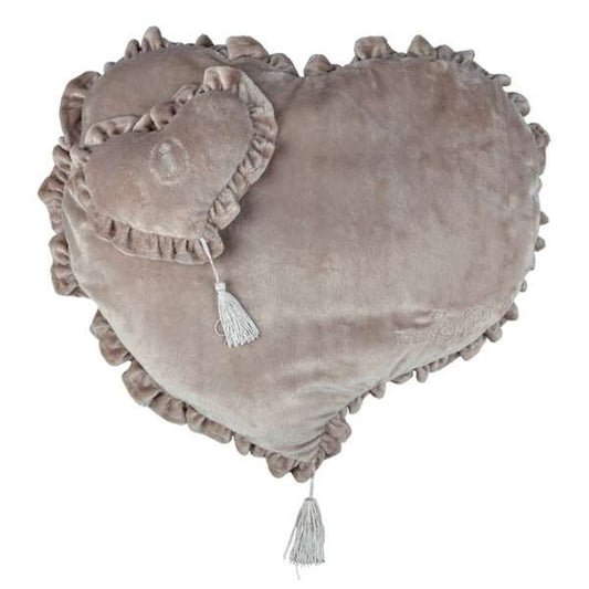 Trixie Hundekönig Herzkissen mit Kuschelkissen