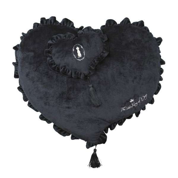 Trixie Hundekönig Herzkissen mit Kuschelkissen