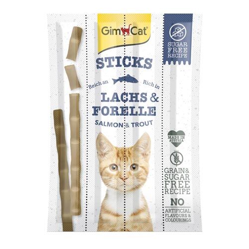GimCat Sticks Lachs & Forelle - 4 Stück