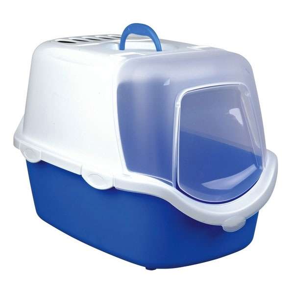 Trixie Katzentoilette Vico Easy Clean - blau/weiß