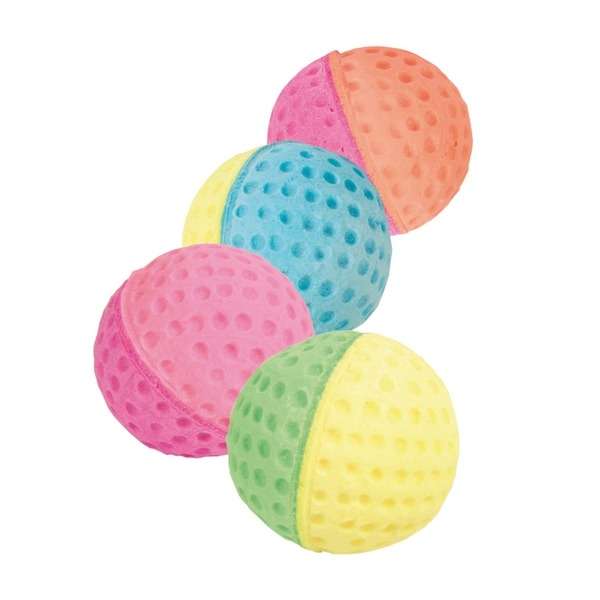 Trixie 4 Softbälle - 4 cm