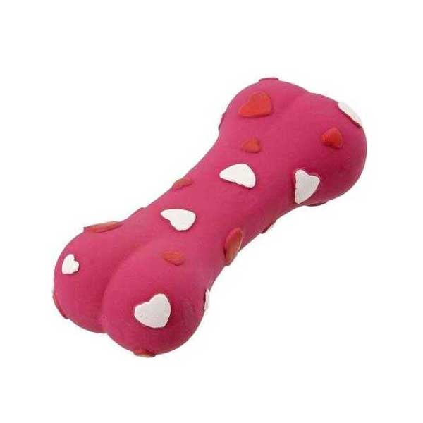 Karlie Latex-Knochen mit Herzchen