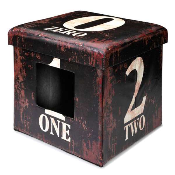 D&D Katzenbox Ottoman One - Dunkelbraun