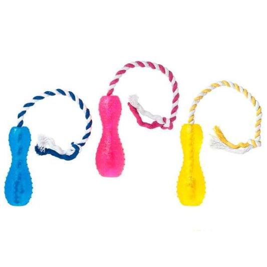 Karlie good4fun TPR Spielstick mit Seil - 15 cm