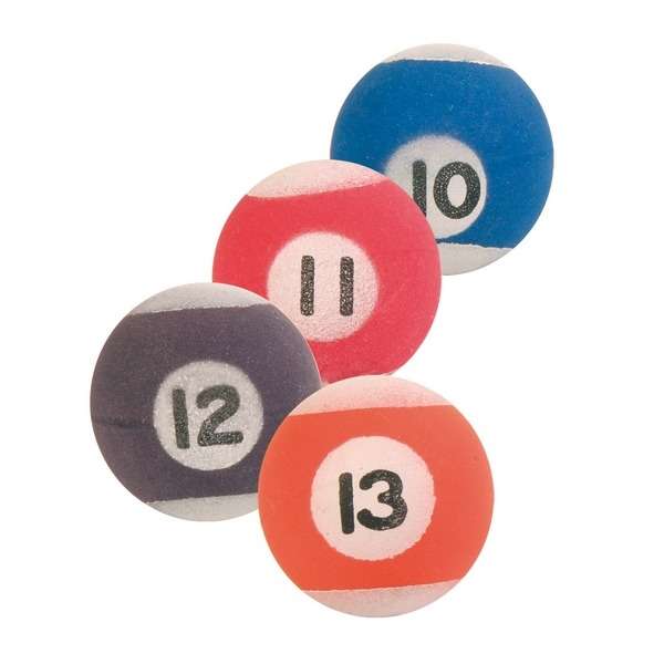 Trixie 4 Billardkugel-Flummies - ca. 2,5 cm