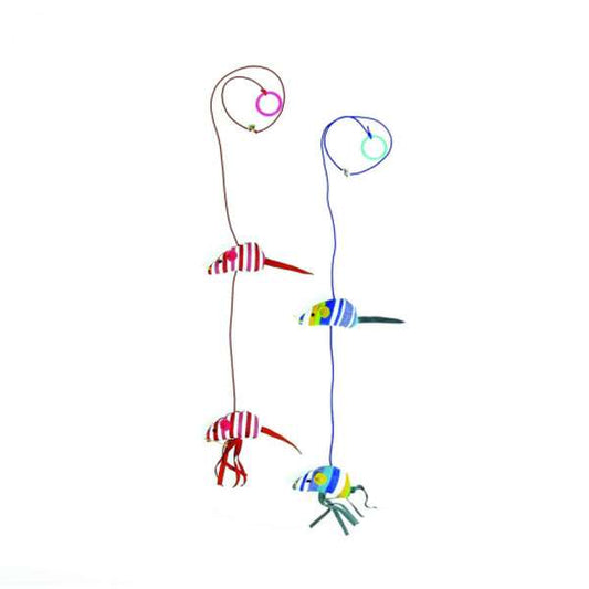 Karlie Flamingo Canvas Maritime Mäuse am Gummiband