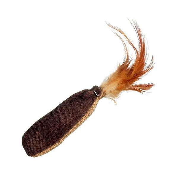 Karlie Flamingo Nature Cat Toy Stick mit Federn - 10 cm