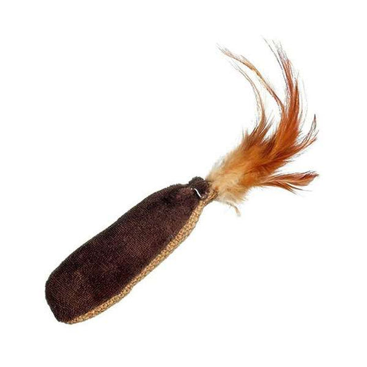 Karlie Flamingo Nature Cat Toy Stick mit Federn - 10 cm