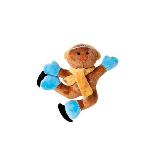 Karlie Plüschspielzeug Xmas Lebkuchenmann mit Squeeker - 20 cm