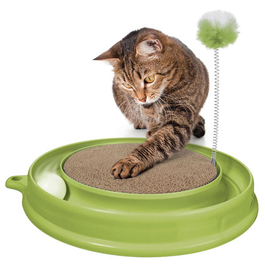 CATIT Play-n-Scratch Kratzbrett - Grün
