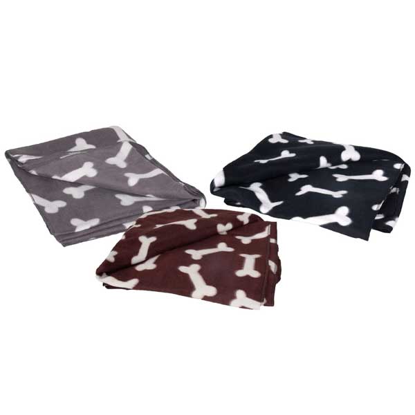 Karlie Flamingo Fleecedecke - 150 x 130 cm - Grau