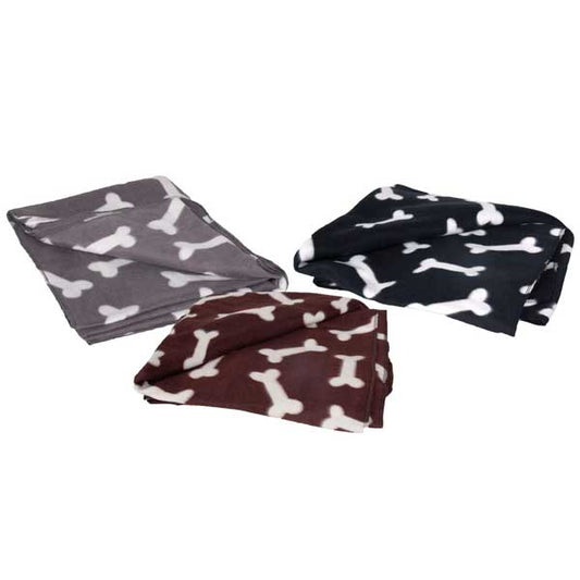 Karlie Flamingo Fleecedecke - 150 x 130 cm - Grau