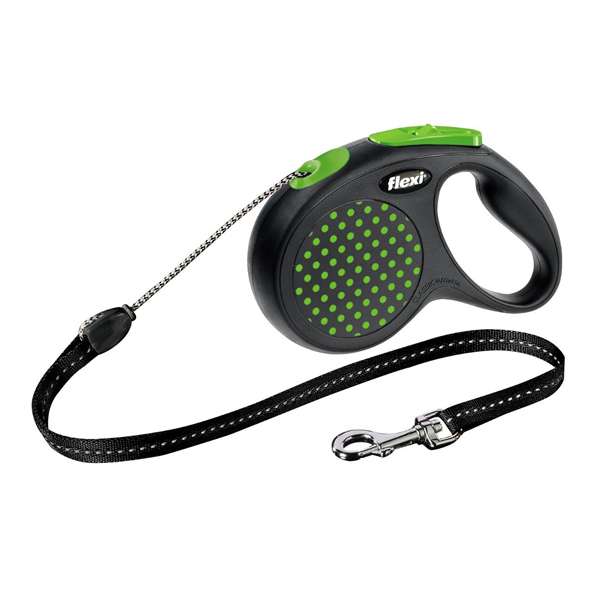 FLEXI Design Seil-Roll-Leine - 5 m, 12 kg - grün