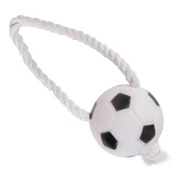 Karlie Flamingo Vinyl-Fußball am Seil