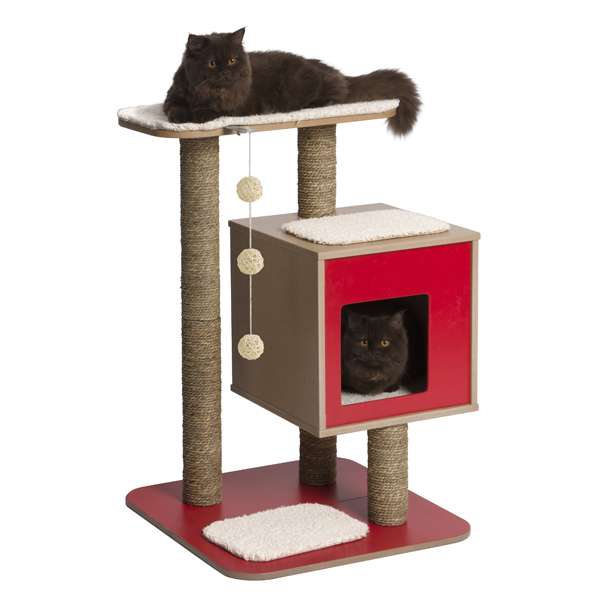 Vesper Kratzbaum V-Base - rot