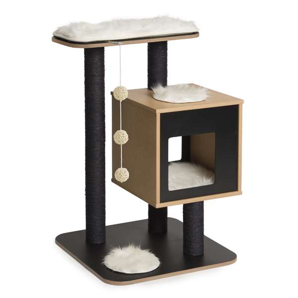 Vesper Kratzbaum V-Base - schwarz