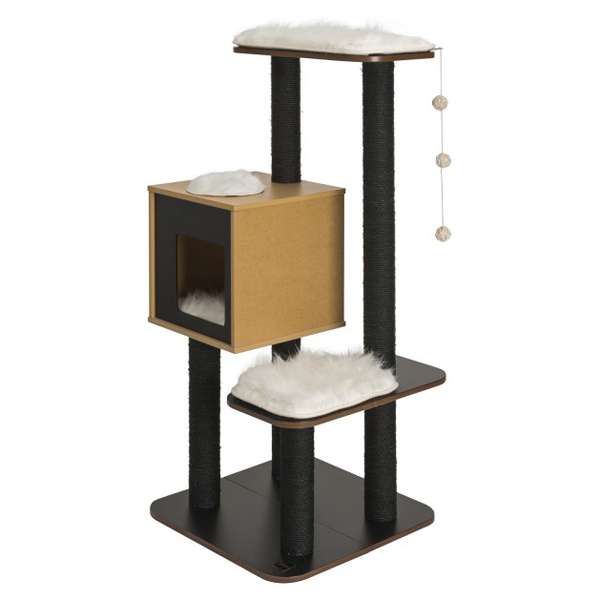 Vesper Kratzbaum V-High Base - Schwarz