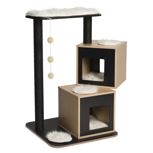 Vesper Kratzbaum V-Double - Schwarz