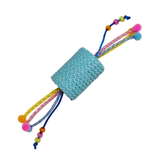 Duvoplus Cat Toy Jolly Rolle mit Seilen - blau
