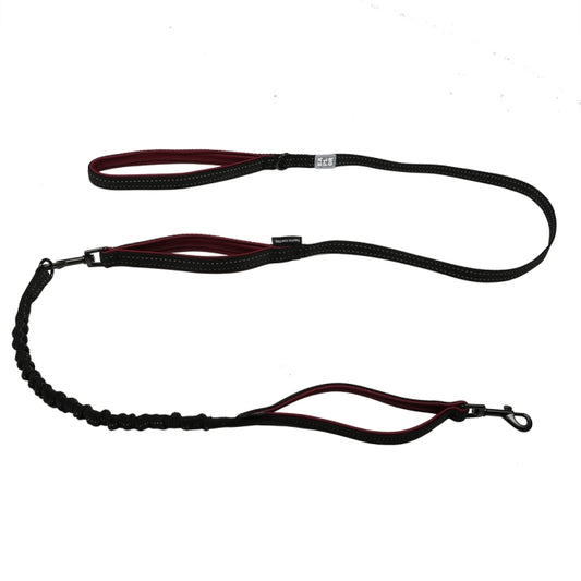 Duvoplus EXPLOR Ultimate Fit 2in1 Leine Fashion - plum purple - 180cm - 16mm