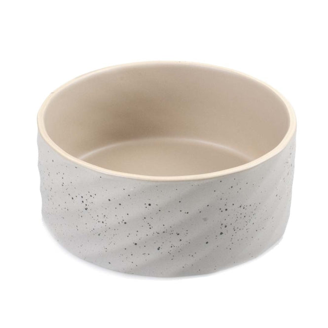 Duvoplus Keramiknapf Stone Wavy Dune - 2100ml - 21,5x21,5x8cm