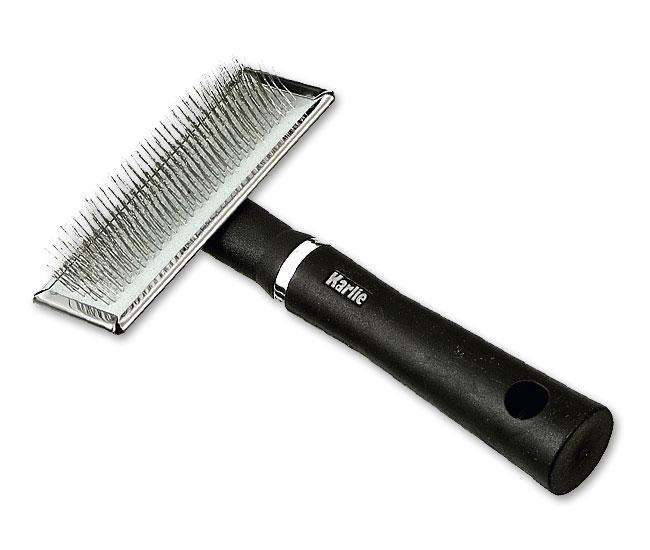 Karlie Softzupfbürste für krauses Fell - Mittel